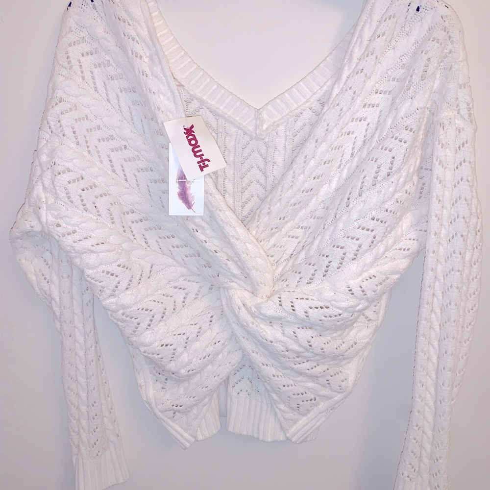 Jessica Simpson White Sweater